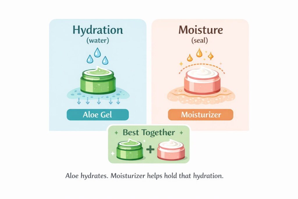 Hydration vs moisture best together