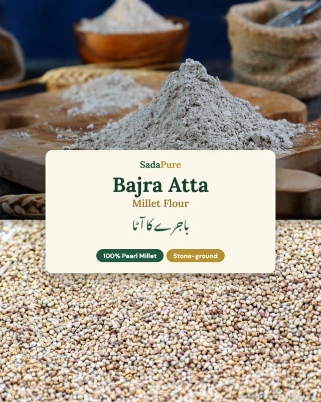 SadaPure Bajra Atta – Millet Flour (باجرے کا آٹا)