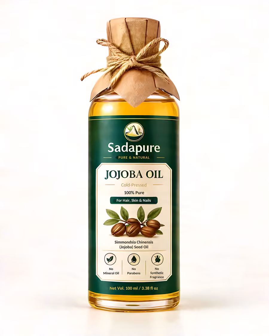 Jojoba Oil – 100% Pure Imported & Cold-Pressed