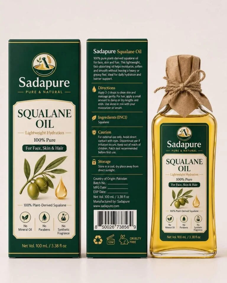 Squalane Oil — 100% Pure Plant-Derived SadaPure Squalane