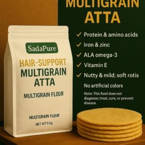 SadaPure Hair & Skin (biotin/fiber rich, beauty-support) MultiGrain Atta (Flour)