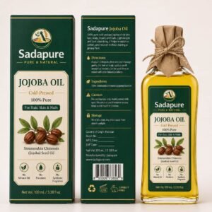 Jojoba Oil Buy Now – 100% Pure Cold-Pressed Sadapure Jojoba Oil